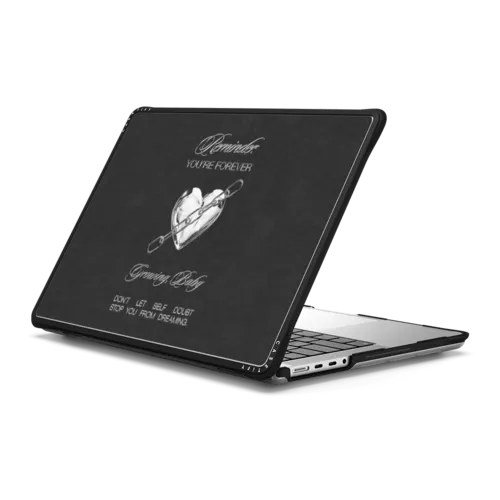 Forever Chrome | MacBook Pro 14-inch (M1 - M5) / MacBook Impact Case / Black | Image 1