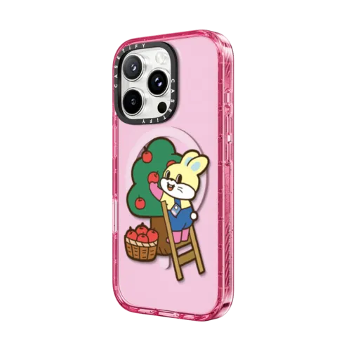 Bunny Worker | iPhone 16 Pro Max / Impact Case MagSafe Compatible / Pink Fizz | Image 2