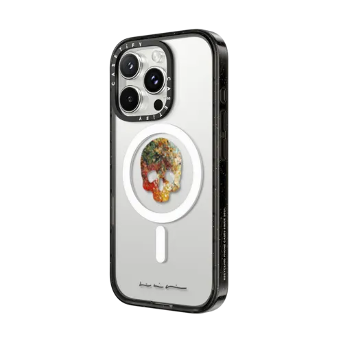 Skull - Color by Josh Lin | iPhone 16 Pro Max / Impact Case MagSafe Compatible / Black | Image 2