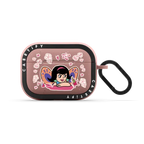INFP Girls Airpods Case | AirPods Pro 2 / Earbuds Bounce Case / Matte Dusty Rose | Image 1