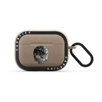 Skull - Black by Josh Lin | AirPods Pro 2 / Earbuds Bounce Case / Matte Taupe | Image 1
