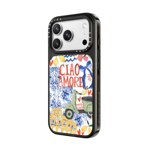 Ciao Amore | iPhone 18 Pro / Impact Case MagSafe Compatible - Glossy / Glossy Black | Image 2