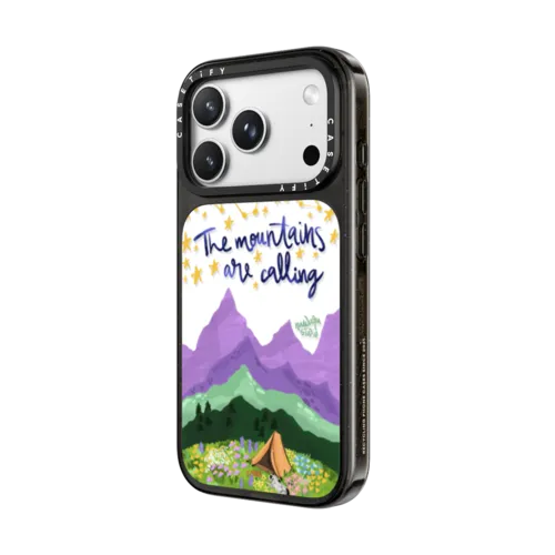 The Mountains | iPhone 18 Pro Max / Impact Case MagSafe Compatible - Glossy / Glossy Black | Image 2