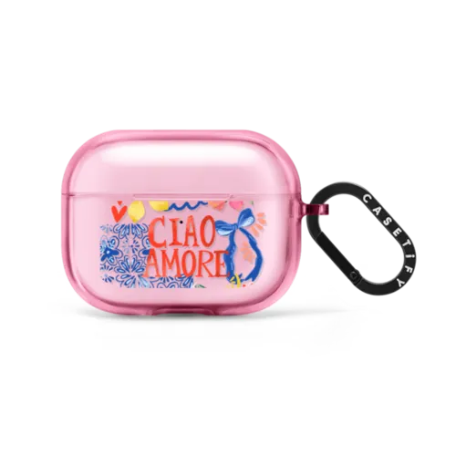 Ciao Amore | AirPods Pro 2 / Earbuds Impact Case / Pink Fizz | Image 1