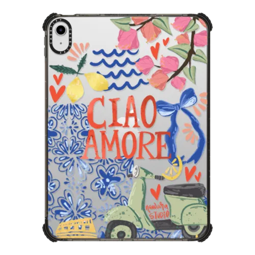 Ciao Amore | iPad 10.9-inch (10th gen) / iPad Impact Case / Black | Image 1
