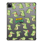 Gator is Around by Buddy Gator | iPad Pro 12.9-inch (5th/6th gen) / iPad Impact Case / Black | Image 1