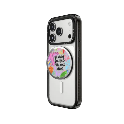 Feel Alive | Snappy Grip Stand / Snappy Mirror Grip Stand MagSafe Compatible / Silver | Image 2