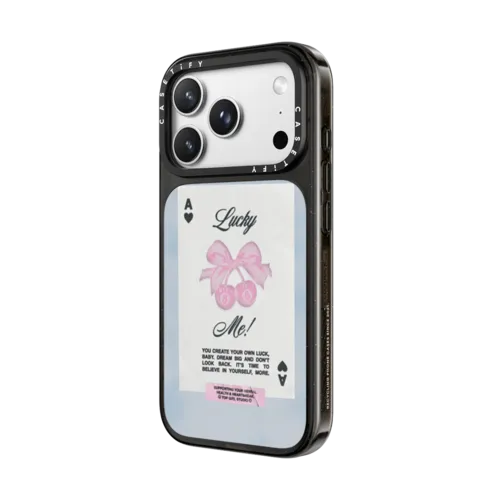 Lucky Me | iPhone 18 Pro Max / Impact Case MagSafe Compatible - Glossy / Glossy Black | Image 2