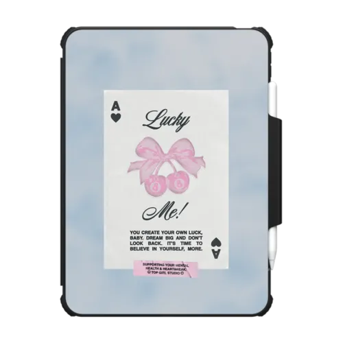 Lucky Me | iPad Pro 11-inch (M4/M5) / iPad Impact Folio Case / Black | Image 1