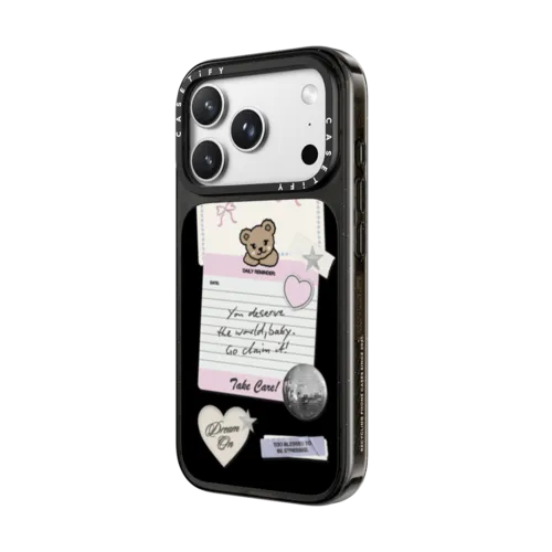 Coquette Stickers | iPhone 18 Pro Max / Impact Case MagSafe Compatible - Glossy / Glossy Black | Image 2