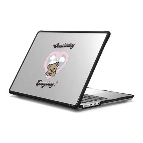 Overthinking Everything | MacBook Pro 14-inch (M1 - M5) / MacBook Impact Case / Black | Image 1
