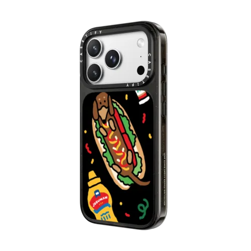 Woody the Hotdog | iPhone 18 Pro / Impact Case MagSafe Compatible - Glossy / Glossy Black | Image 2