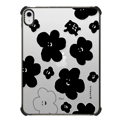 FLOWER MO | iPad 10.9-inch (10th gen) / iPad Impact Case / Black | Image 1
