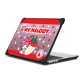 My Melody Strawberry Chocolate Laptop Case | MacBook Pro 14-inch (M1 - M5) / MacBook Bounce Case / Black | Image 1