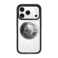 Skull - Black by Josh Lin | Snappy Grip Stand / Snappy Mirror Grip Stand MagSafe Compatible / Silver | Image 1
