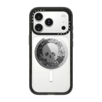 Skull - Black by Josh Lin | Snappy Grip Stand / Snappy Mirror Grip Stand MagSafe Compatible / Silver | Image 1