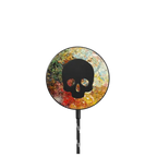 Skull - Color by Josh Lin |   / PowerThru Magnetic Wireless Charger MagSafe Compatible / Black | Image 1