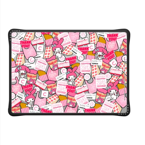 My Melody Sticker Laptop Case | MacBook Pro 14-inch (M1 - M5) / MacBook Impact Case / Black | Image 2