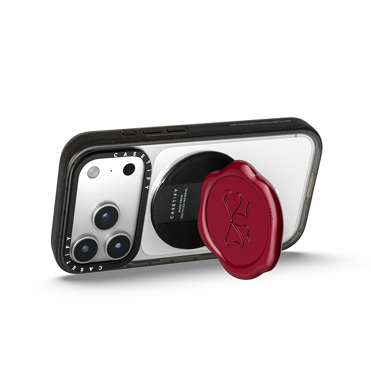 Snappy Grip Stand MagSafe Compatible - Red Bow