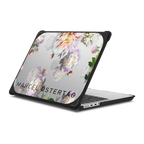 Flower Bomb Pastelle | MacBook Pro 14-inch (M1 - M5) / MacBook Bounce Case / Black | Image 1