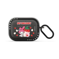My Melody Strawberry Chocolate Earbuds Case | AirPods Pro 2 / Earbuds Bounce Case / Matte Charcoal | Image 1