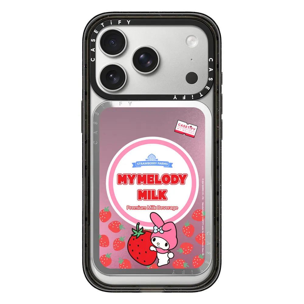 My Melody Strawberry Chocolate Snappy Cardholder Stand | Image 1