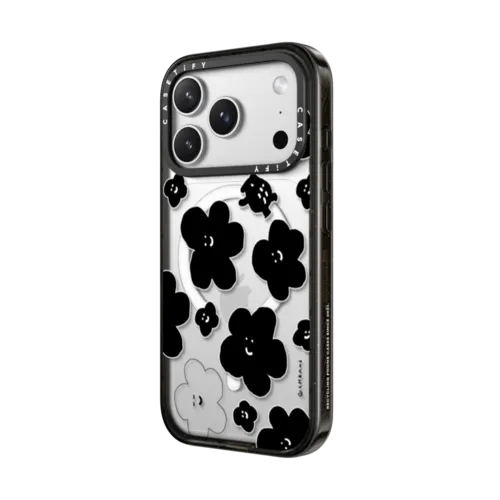FLOWER MO (V2) | iPhone 17 Pro Max / Impact Case MagSafe Compatible / Black | Image 2