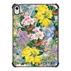 Tropical Flowers | iPad 10.9-inch (10th gen) / iPad Impact Case / Black | Image 1