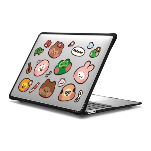 Family Album Laptop Case | MacBook Air 13-inch (M1 / Intel) / MacBook Impact Case / Black | Image 1