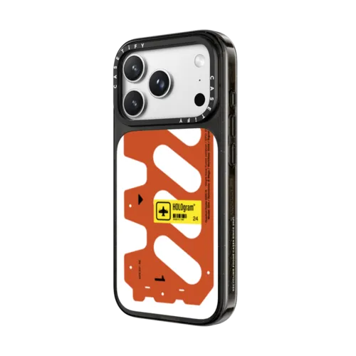 HOLOgram (Red) | iPhone 18 Pro Max / Impact Case MagSafe Compatible - Glossy / Glossy Black | Image 2