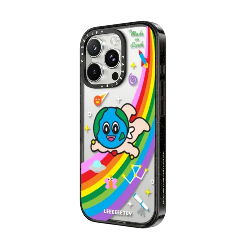 RAINBOW TO THE EARTH | iPhone 16 Pro Max / Impact Case / Black | Image 2
