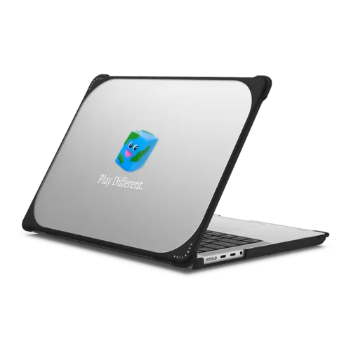 PLAY DIFFERENT | MacBook Pro 14-inch (M1 - M5) / MacBook Bounce Case / Black | Image 1
