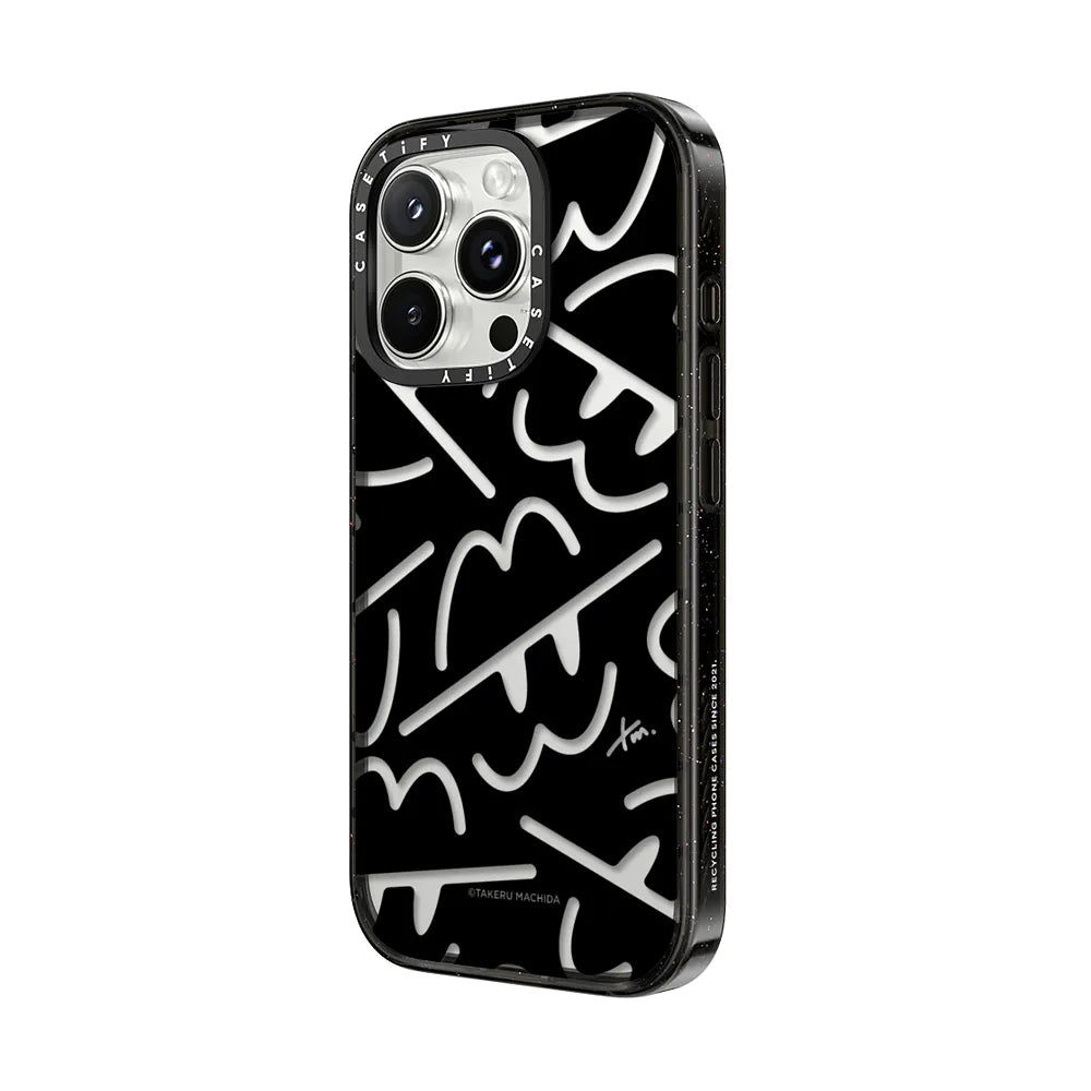 CRAZY PATTERN LOGO - BLACK