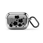 FLOWER MO | AirPods Pro 2 / Earbuds Mirror Case / Silver | Image 1