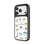 I Love Dinosaurs | iPhone 18 Pro Max / Impact Case MagSafe Compatible - Glossy / Glossy Black | Image 2