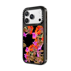 Burning Flowers | iPhone 18 Pro Max / Impact Case MagSafe Compatible - Glossy / Glossy Black | Image 2