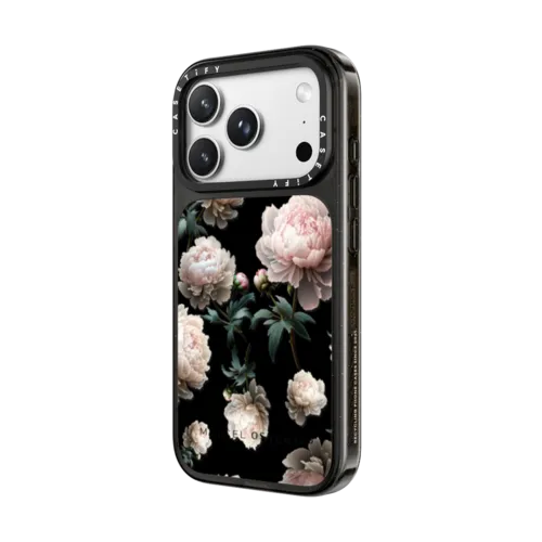 Peony Mini | iPhone 18 Pro Max / Impact Case MagSafe Compatible - Glossy / Glossy Black | Image 2