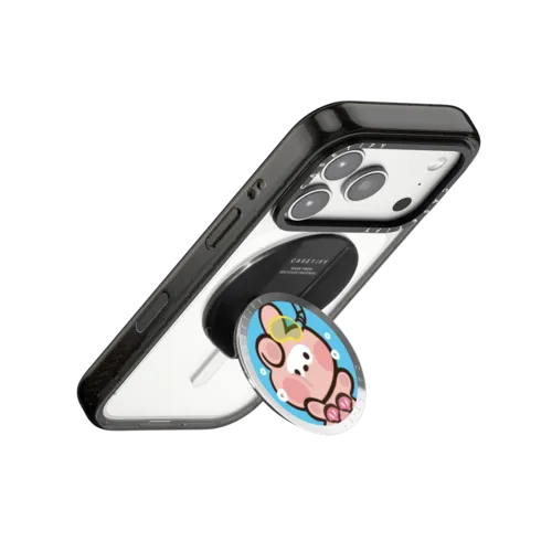 Blew Bubbles Snappy Grip Stand | Snappy Grip Stand / Snappy Mirror Grip Stand MagSafe Compatible / Silver | Image 3