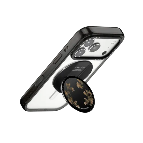 NMK Bird and Flowers Snappy Grip Stand | Snappy Grip Stand / Snappy Grip Stand MagSafe Compatible / Black | Image 3