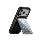 NMK Blue Nacre Snappy Cardholder Stand