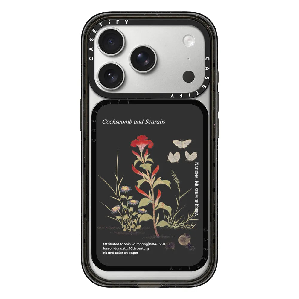 NMK Cockscomb and Scarabs Snappy Cardholder Stand | Image 1