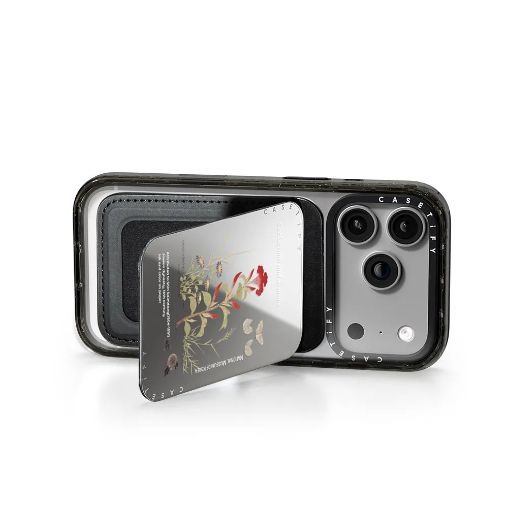 NMK Cockscomb and Scarabs Snappy Cardholder Stand