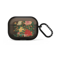 NMK Peonies Earbuds Case - Black Case Edition | AirPods Pro 2 / Earbuds Impact Case / Black | Image 1