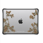 NMK Bird and Flowers Laptop Case | MacBook Pro 14-inch (M1 - M5) / MacBook Impact Case / Black | Image 2