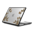 NMK Bird and Flowers Laptop Case | MacBook Pro 14-inch (M1 - M5) / MacBook Impact Case / Black | Image 1