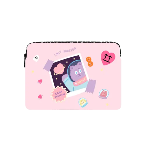 Take A Photo In Lazy Universe | Small (13") / Impact Laptop Sleeve / Multicolor | Image 1