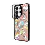 Do nothing or Macaroon | Galaxy S26 Ultra / Impact Ring Stand Magnetic Case / Black | Image 2