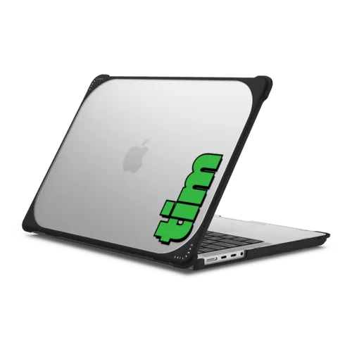 Custom MacBook Case | MacBook Pro 14-inch (M1 - M5) / MacBook Bounce Case / Black | Image 1