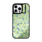 Green Day | iPhone 16 Pro Max / Mirror Ring Stand Case MagSafe Compatible / Silver on Black | Image 1