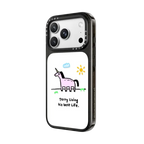 Terry the Unicorn | iPhone 18 Pro Max / Impact Case MagSafe Compatible - Glossy / Glossy Black | Image 2